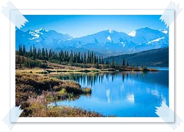 Edited Alaskan Mountains Picture